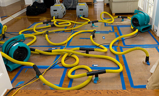 Professional Burst Pipe Water Damage technician working in Hutchinson, KS